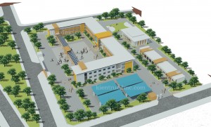 Thiết kế kiến trúc, Thiết kế trường học, Trường THCS Đình Bảng