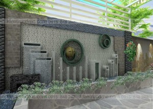 Thiết kế sân vườn biệt thự cao cấp Mỹ Đình
