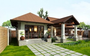 Thiết kế nhà đẹp, Thiết kế nhà vườn đẹp 1025m2 hải phòng