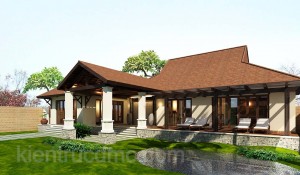 Thiết kế nhà đẹp, Thiết kế nhà vườn 1025m2 hải phòng