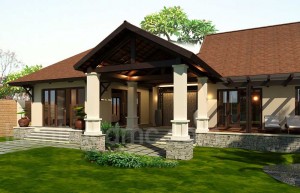 Thiết kế nhà đẹp, Thiết kế nhà vườn 1025m2 hải phòng