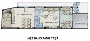 Tư vấn thiết kế nhà phố 52m2 cho thuê