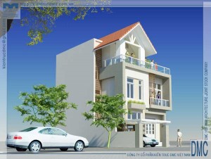 Tư vấn thiết kế biệt thự phố 3 tầng
