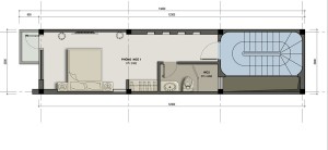 Thiết kế nhà phố 4,5 tầng mặt tiền hẹp
