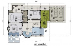 Tư vấn thiết kế biệt thự trên đất 900m2