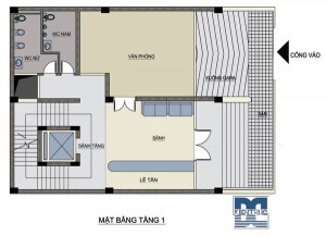 Tư vấn thiết kế văn phòng 6 tầng cho thuê miễn phí
