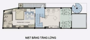 Tư vấn thiết kế nhà phố 52m2 cho thuê