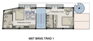 Tư vấn thiết kế nhà phố 52m2 cho thuê
