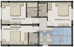 Tư vấn thiết kế nhà phố 4 tầng 70m2