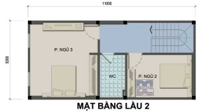 Tư vấn thiết kế nhà ở kết hợp kinh doanh 3 tầng 57m2