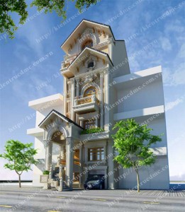 Thiết kế biệt thự phố phong cách cổ điển