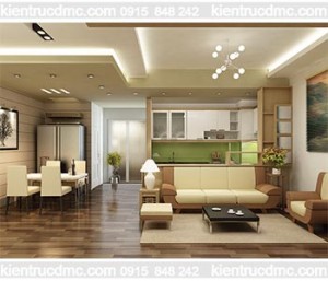 Thiết kế cải tạo nột thất căn hộ mini chung cư sông đà