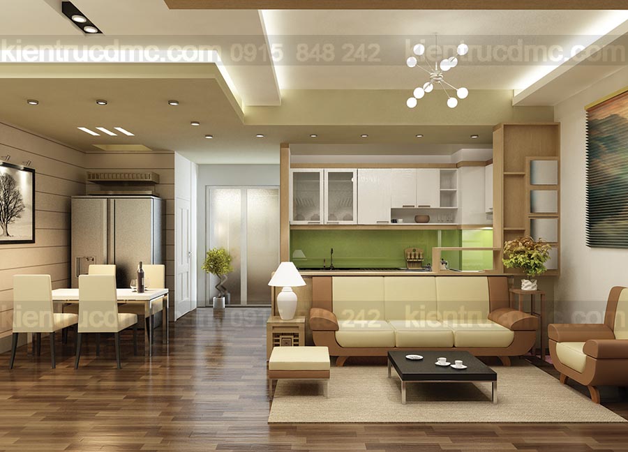 Siêu tiết kiệm, siêu cấp và siêu thoải mái là tiêu chí cho thiết kế nội thất chung cư mini năm