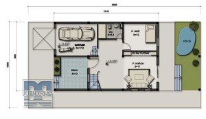 Tư vấn thiết kế nhà phố 3 tầng 200m2