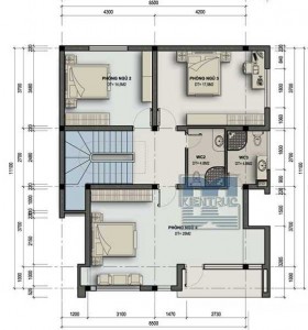 Tư vấn thiết kế biệt thự phố 3 tầng