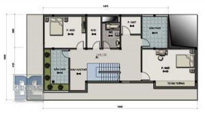 Tư vấn thiết kế nhà phố 3 tầng 200m2