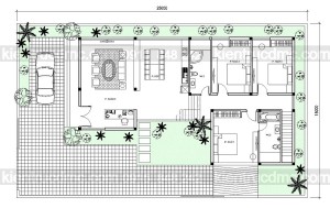 Thiết kế biệt thự hiện đại trên đất 375m2 - Thiết kế nhà vườn