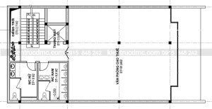 Thiết kế nhà ở kết hợp văn phòng cho thuê, thiết kế nhà phố 7 tầng mặt tiền 8,57m