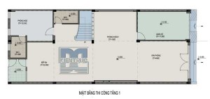 Tư vấn thiết kế nhà ở kết hợp văn phòng 156m2