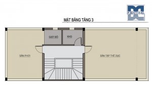Tư vấn thiết kế nhà phố 3 tầng 90m2