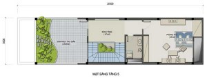 Tư vấn thiết kế nhà phố 5 tầng 100m2