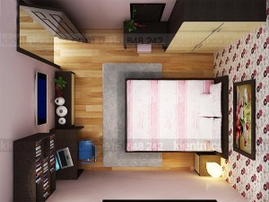 Thiết kế thi công nội thất căn hộ mini chung cư Mường Thanh