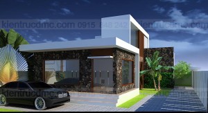 Thiết kế biệt thự hiện đại trên đất 375m2 - Thiết kế nhà vườn