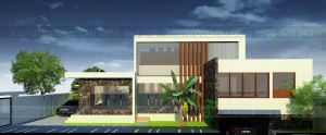 Thiết kế biệt thự hiện đại trên đất 375m2 - Thiết kế nhà vườn
