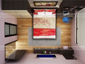 Thiết kế thi công nội thất căn hộ mini chung cư Mường Thanh