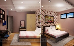 Thiết kế thi công nội thất căn hộ mini chung cư Mường Thanh