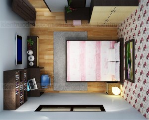 Thiết kế thi công nội thất căn hộ mini chung cư Mường Thanh