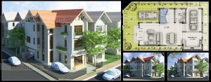 Thiết kế biệt thự 3 tầng Bắc Ninh