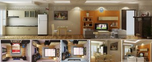 Thiết kế thi công nội thất căn hộ mini chung cư Mường Thanh