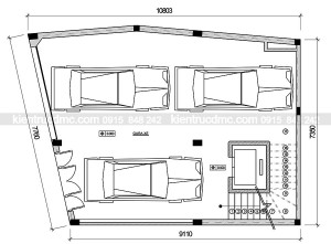 Thiết kế nhà phố 7 tầng diện tích 76m2