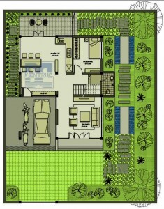 Tư vấn thiết kế biệt thự nhà vườn 285m2 miễn phí