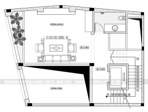 Thiết kế nhà phố 7 tầng diện tích 76m2