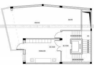 Thiết kế nhà phố 7 tầng diện tích 76m2