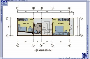 Thiết kế nhà 4 tầng diện tích 4,1m x 12m