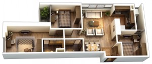 Thiết kế nội thất căn hộ chung cư cao cấp, thiết kế căn hộ chung cư mini tại hà nội