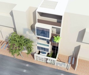 Tư vấn thiết kế nhà phố 4 tầng 84m2