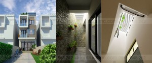 Thiết kế nhà lô phố mặt tiền 5m trên đất 137m2