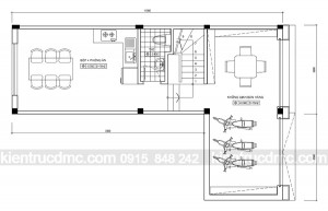 thiết kế nhà ở lệch tầng kết hợp kinh doanh, thiết kế nhà lô phố