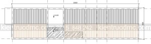 Thiết kế nhà lô phố mặt tiền 5m trên đất 137m2