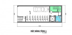 Thiết kế văn phòng 5 tầng hiện đại