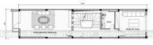 Thiết kế nhà phố 4 tầng đẹp mặt tiền 4,5m