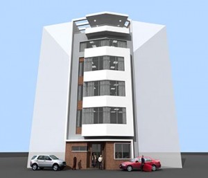 Thiết kế nhà lô phố 5 tầng hiện đại
