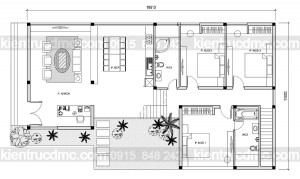 Thiết kế nhà vườn 2 tầng đẹp hiện đại phong cách