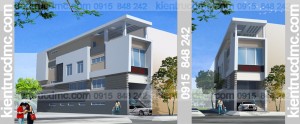 Thiết kế nhà phố 4 tầng đẹp hiện đại
