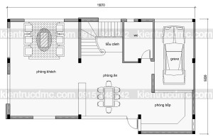 Thiết kế biệt thự 4 tầng phong cách đẹp, hiện đại