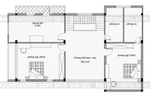 Thiết kế biệt thự 4 tầng phong cách hiện đại, sang trọng